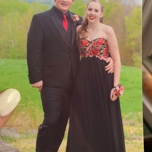 floral prom dress david’s bridal